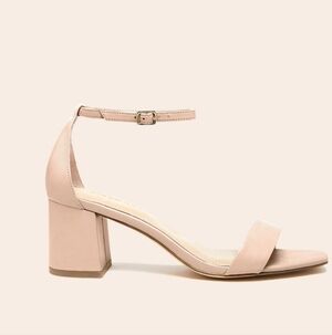 Birdy Grey Nude Block Heel Sandals